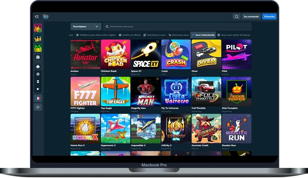 RollySpin Casino Jeux Instantanés