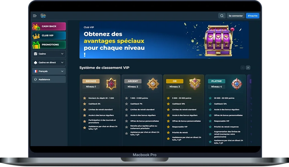 RollySpin Casino Programme VIP